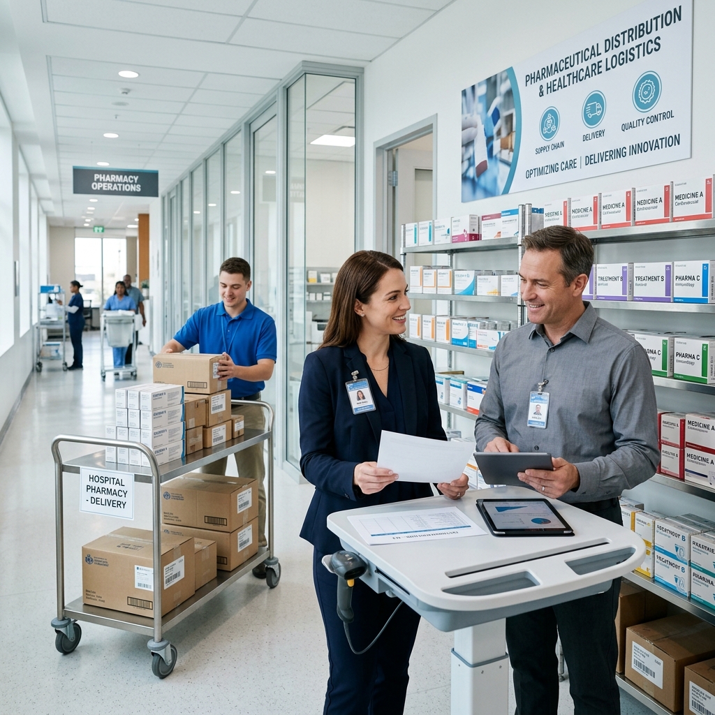 Pharmaceutical distribution and healthcare logistics